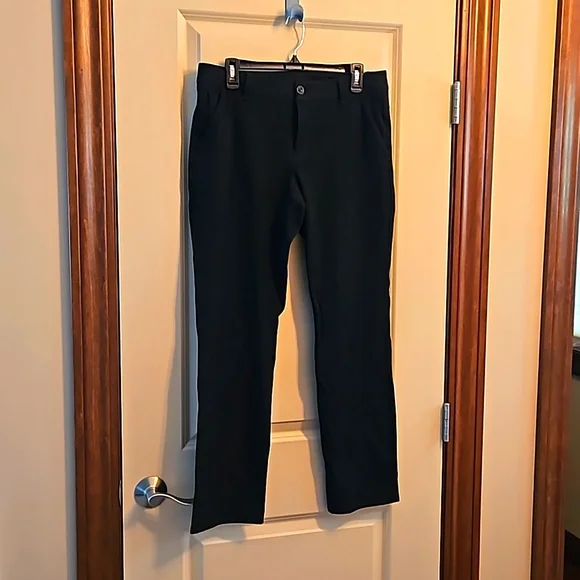 Women's size 8 Eddie Bauer black pants - Picture 1 of 5